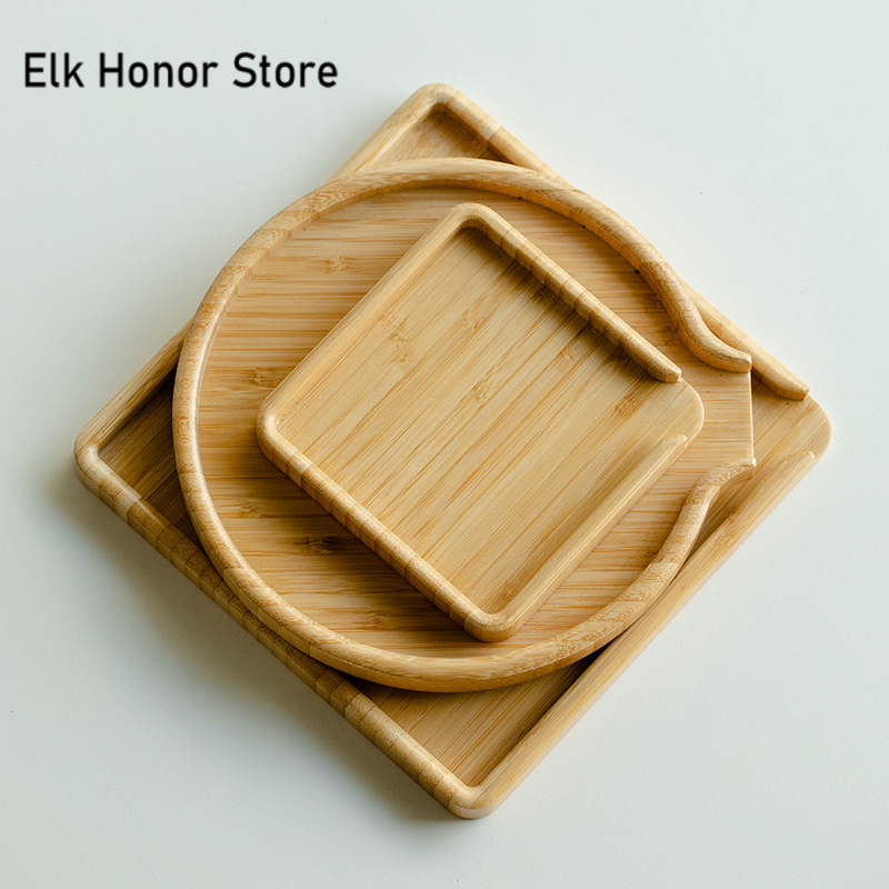 Bamboo Tea Tray - Chiński bambusowy taca gastronomiczna herbata pu-erh