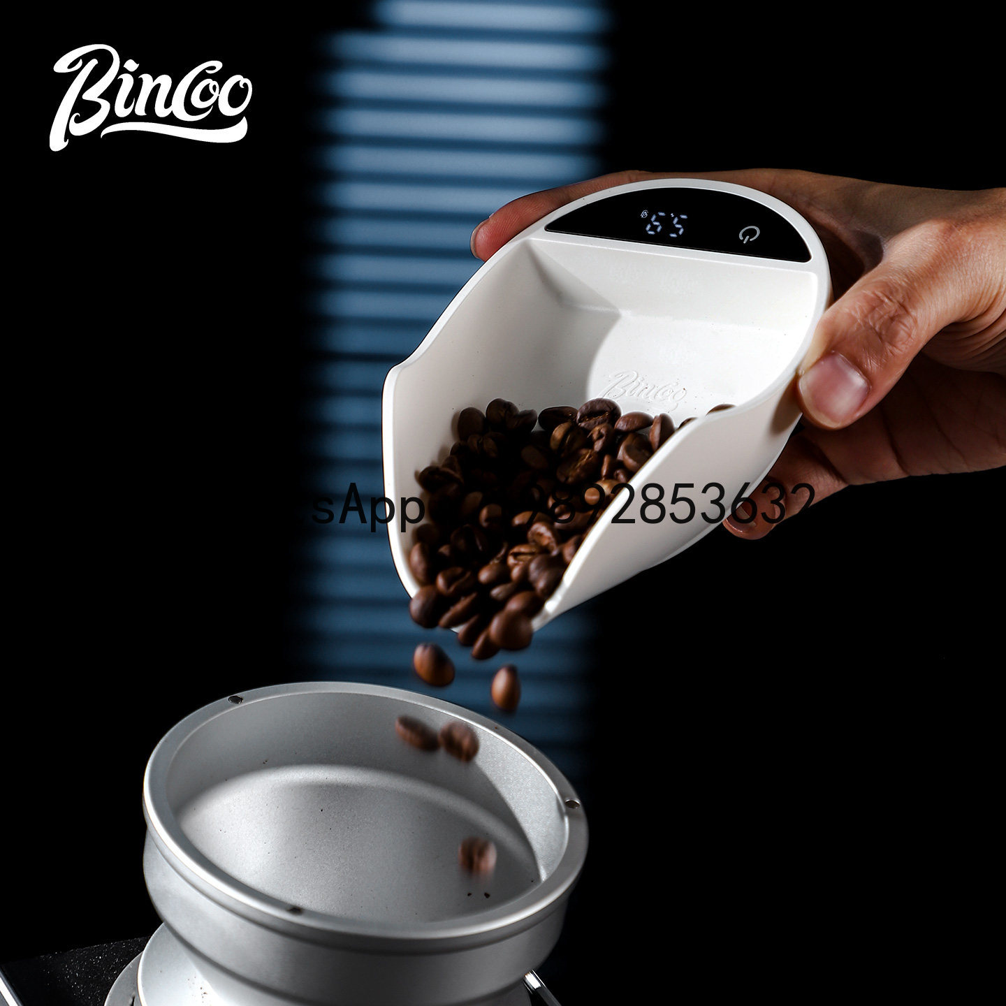 Coffee Bean Scale - Elektroniczna waga do kawy XL, talerz