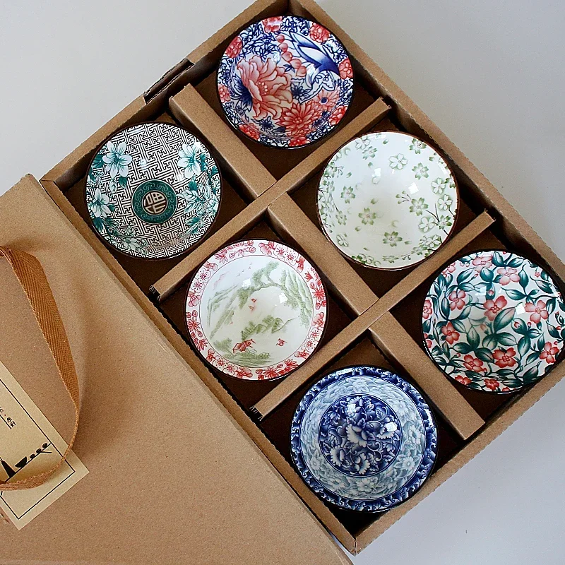 Coffee Tea In Chinese - 6 SZTUK Chiński zestaw do herbaty