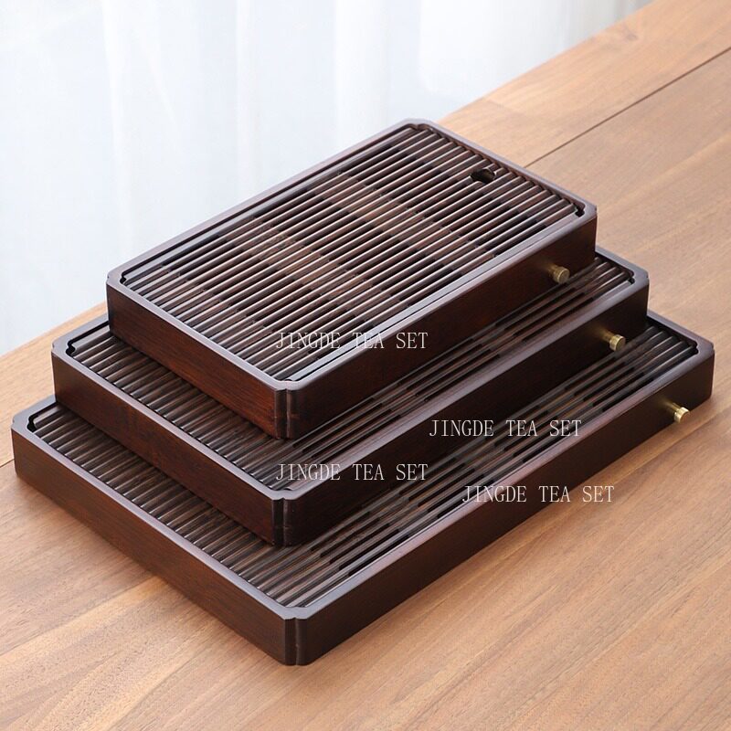 Bamboo Tea Tray - Taca do przechowywania wody, bambusowa taca