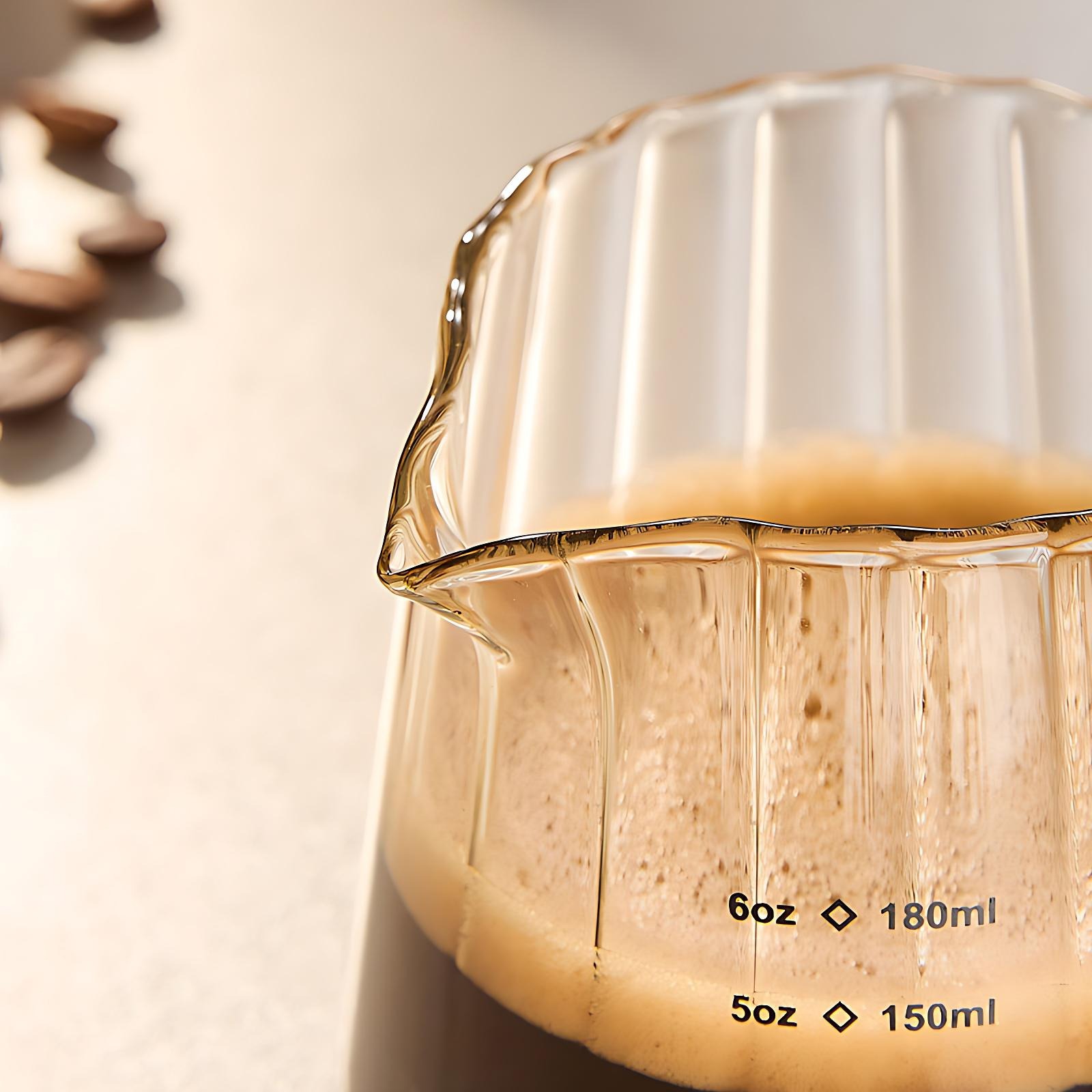 Szklane miarki OANKR 6 oz z wy – Coffee Bean Scale recenzja i cena