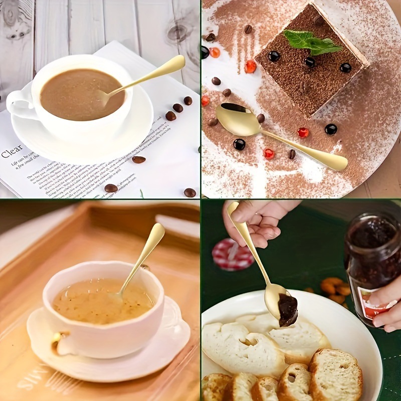 6/10/20 szt. Małe złote łyżecz – Coffee Tea Game recenzja i cena