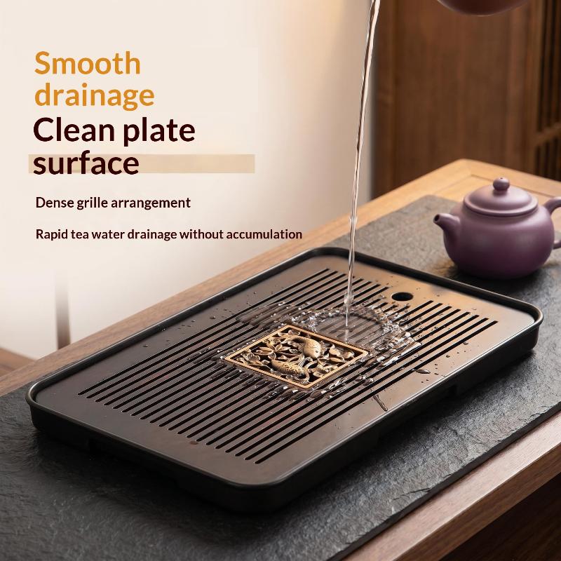 Dwupoziomowa drewniana taca do – Bamboo Tea Tray recenzja i cena