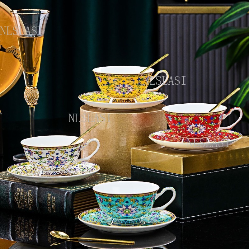 220ml Chiński Zestaw Filiżanek – Coffee Tea In Chinese recenzja i cena