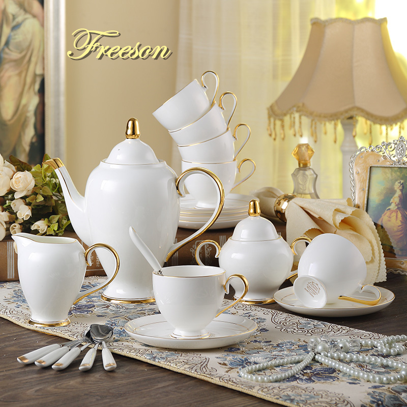 Grace Bone China zestaw do kaw – Coffee Tea Sugar recenzja i cena