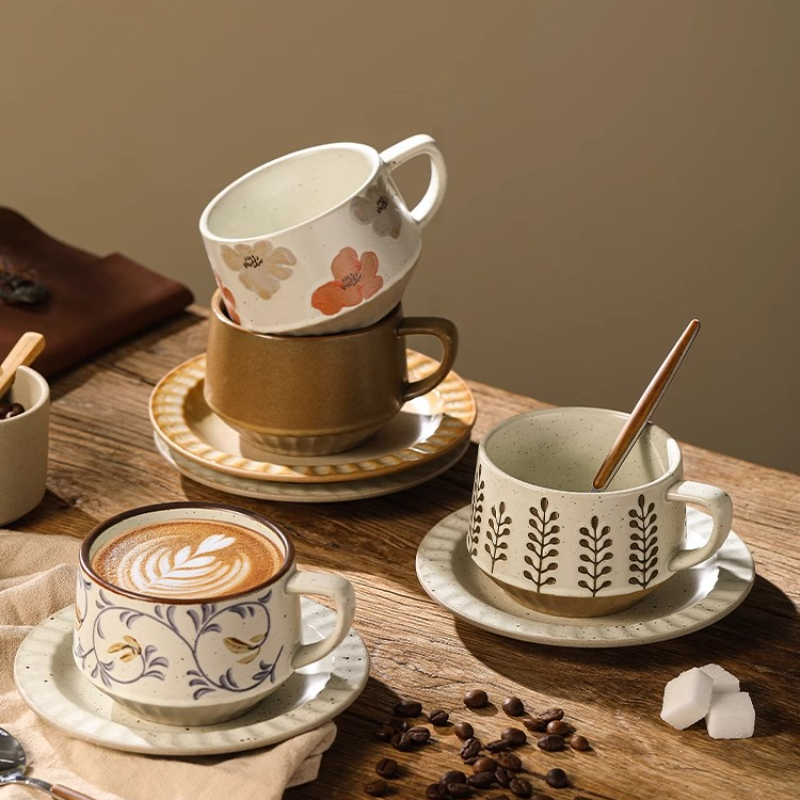 Retro Ceramiczny Kubek Gruba C – Coffee Tea Game recenzja i cena