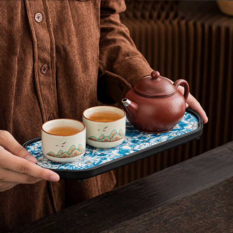 Ceramiczna chłonna sucha taca  – Coffee Tea In Chinese recenzja i cena