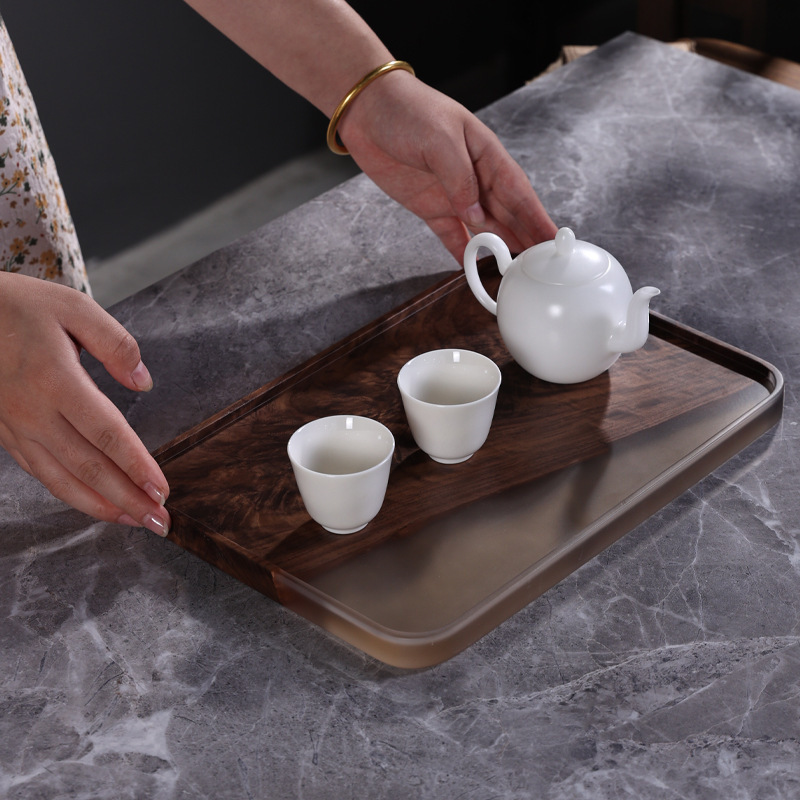 Sucha taca bąbelkowa z żywicy  – Bamboo Tea Tray recenzja i cena