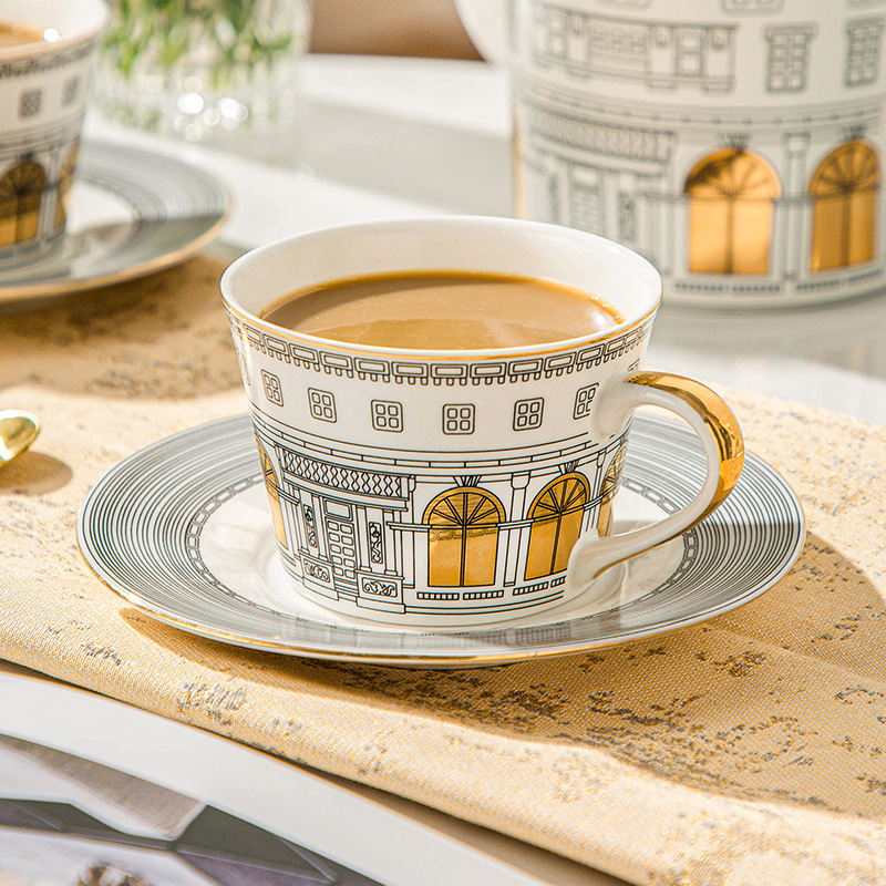 Architektoniczny kubek i spode – Coffee Tea Game recenzja i cena